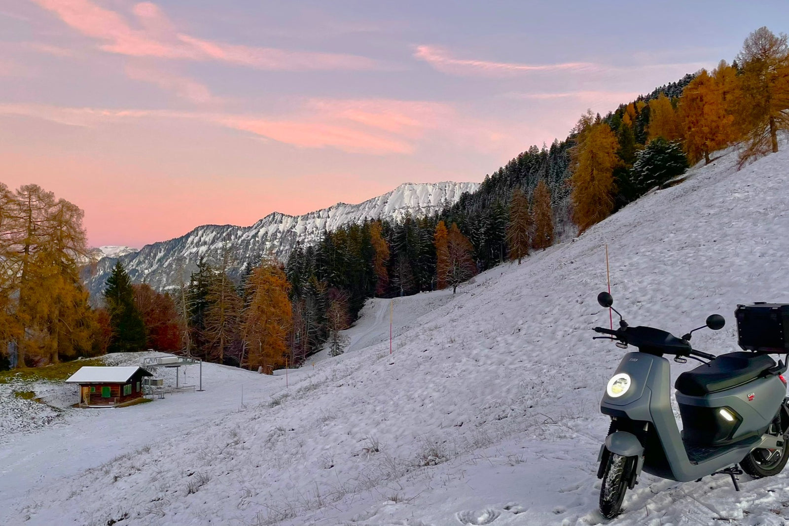 Mit dem NIU durch den Winter