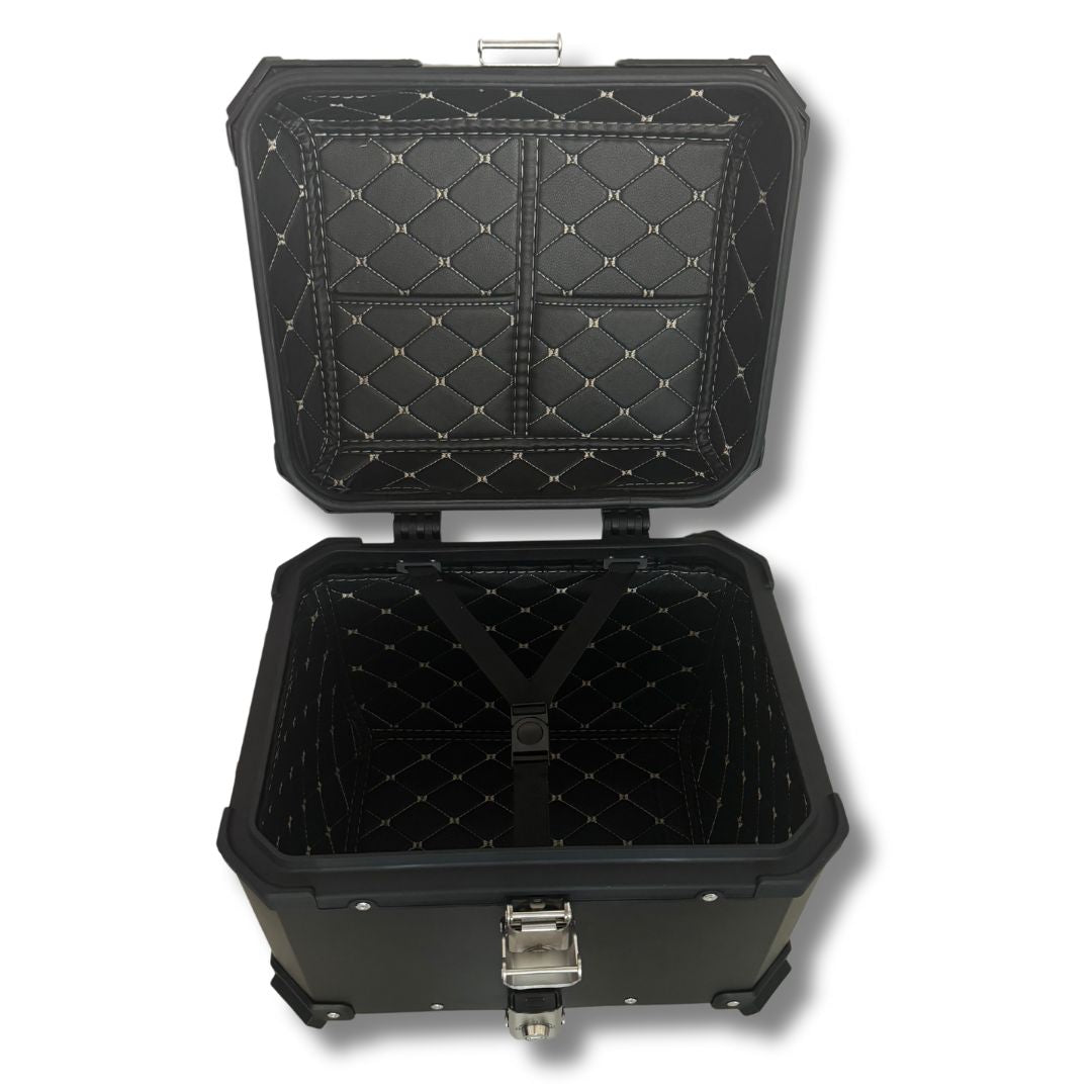 Aluminium-Top-Case schwarz matt