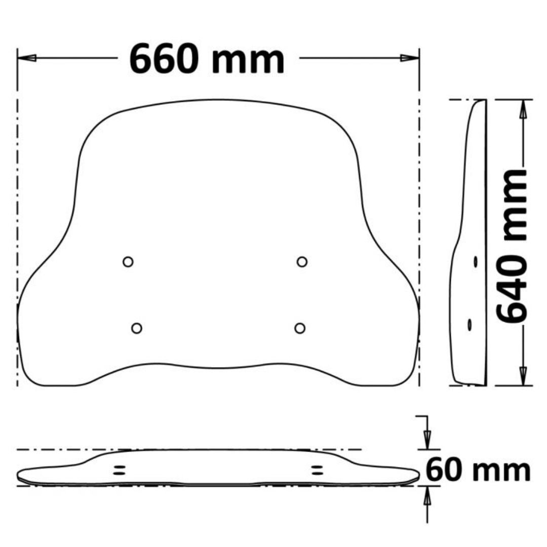 Isotta Windschild klar für NIU NQi